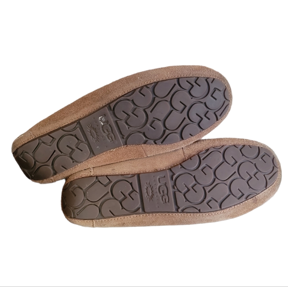 UGG Genoa Shearling Lined Slipper Chestnut 9 - Picture 6 of 7